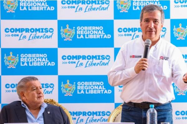 La Libertad: Titular Del MTC Y Gobernador Regional Coordinan Destrabe ...