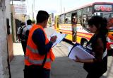 Personal de TMT recorrió las vías más concurridas de la ciudad. (Foto: Difusión)