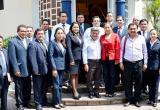 Presidente regional César Acuña reunido con los directores de las Ugeles La Libertad.