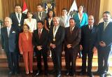 Militantes se reunieron con el alcalde de Trujillo en la MPT, para realizar sesión solemne en memoria del fundador del aprismo. (Foto: Facebook)