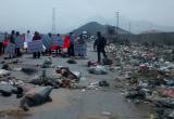 Pobladores exigieron a autoridades de Huanchaco y Trujillo solucionar problema. (Foto: Correo)