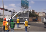 Desmontaje de paneles. Foto: MPT