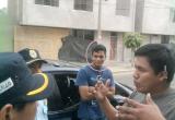El empleado del Inpe agresor, su rostro está resaltado en un círculo. (Fotos cortesía Serenazgo MPT)