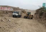 ´Trabajos de limpieza en la quebrada El León. (foto cortesía MPT)