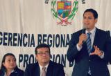Luis Valdez Farías, gobernador regional, reunido con funcionarios liberteños. (Foto cortesía GRLL)
