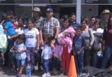 Menores listos para partir junto a sus apoderados. Foto: Trujillo en Línea