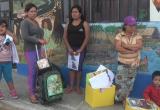Se llevaron hasta las cajas con útiles escolares. Foto: Trujillo en Línea