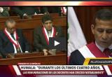 Kobashigawa no pudo resistir el sueño a pesar de que el discurso de Humala había empezado pocos minutos atrás. (Imagen: RPP)