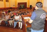 Reunión de la gerencia de Seguridad Ciudana con los alcaldes vecinales de Trujillo. (Foto cortesía MPT)