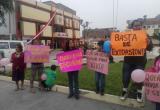 Anuncio se dio durante la marcha por la paz en Moche. Foto: Trujillo en Línea