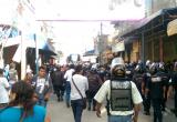 Cientos de policías acudieron al llamado de la municipalidad. Foto: Trujillo en Línea