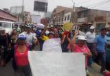 Marcharon desde centro poblado hasta Plaza de Armas de Trujillo. Foto: Trujillo en Línea
