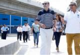 El congresista Yehude Simon y el alcalde Elidio Espinoza verificaron algunas obras emblemáticas que se encuentran paralizadas.