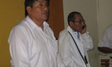 Secretario de defensa en La Libertad, Carlos Rosales.