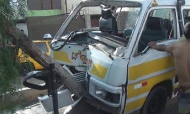 Accidente se registró a pocas cuadras de la avenida Metropolitana. Foto: Trujillo en Línea