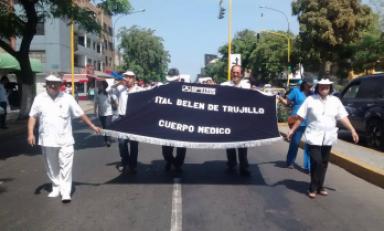 Recorrieron jirones del centro histórico y avenidas principales. Foto: Trujillo en Línea