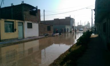 Las calles de Buenos Aires se inundaron al igual que las viviendas. Foto: Trujillo en Línea