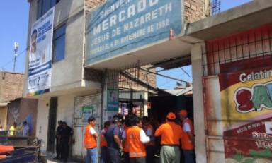 Pollos no contaban con revisión sanitaria y vías de acceso estaban bloqueadas. Foto: Trujillo en Línea
