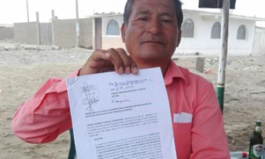 Asegura que el terreno no puede venderse si está en litigio. Foto: Trujillo en Línea