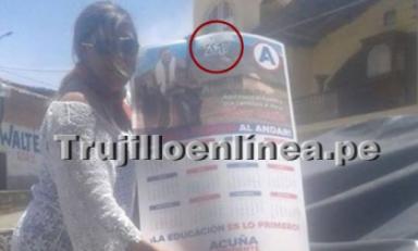 No pierde la costumbre de usar calendarios para promover campaña. Foto: Cortesía
