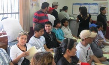 La Dirección de Transportes de La Libertad está expidiendo la licencia de conducir en una hora. (Foto cortesía DRTC)