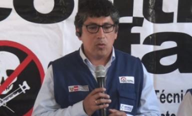Julio Torres: "La medicina bamba, mata". Foto: Trujillo en Línea