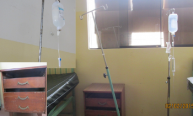 Imagen de una habitación del Hospital de la Sanidad Policial en Monserrate. La foto no necesita más explicación.