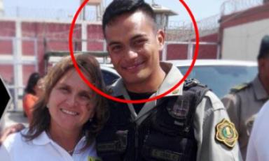 Se fotografío con ministra de Justicia. Foto: Trujillo en Línea