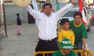 El desaparecido dirigente social Joel Quiróz. (Foto cortesía Radio San Sebastián)