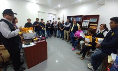 Fiscales que participaron en la detención de los sujetos. Foto: Ministerio Público