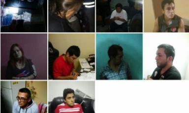 Capturados el pasado 6 de mayo. Foto: Fiscalía