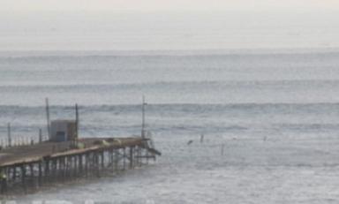 Así quedó el muelle de Pacasmayo, destruido por la fuerza de la naturaleza y la indiferencia de las autoridades. (Foto cortesía)
