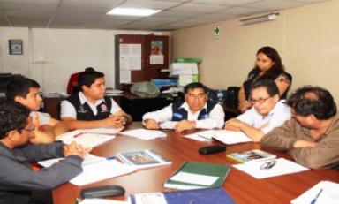 Representantes del Ministerio de Vivienda se reunieron con los secretarios distritales de Defensa Civil de varios municipios.