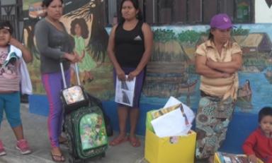 Se llevaron hasta las cajas con útiles escolares. Foto: Trujillo en Línea
