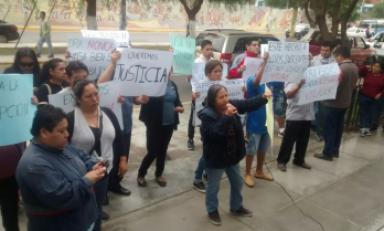 Mostraron su indignación por lentitud en el caso. Foto: Trujillo en Línea