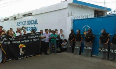 Aparentemente, sería la última protesta del año. Foto: Trujillo en Línea.