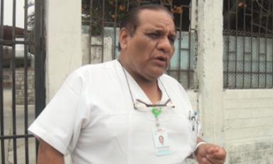 Walter Camacho dirigente de trabajadores del sector Salud en La Libertad. (Foto Trujilloenlinea.pe)