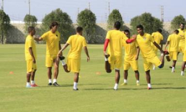 La UCV en plenos entrenamientos preparándose para la gran final. (Foto cortesía UCV)