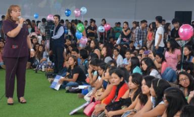 Programa de inducción a los nuevos universitarios de la UCV-Trujillo. (Foto cortesía)