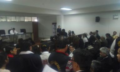 Audiencia se suspendió por falta de documentación. Foto: Trujillo en Línea