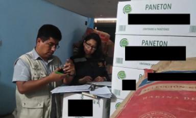 Gerencia Regional de Salud ocultó marca de panetones para evitar denuncias penales ante cualquier confusión. Foto: Geresa