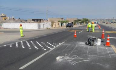 Trabajos iniciaron hoy, muy temprano. Foto: Trujillo en Línea