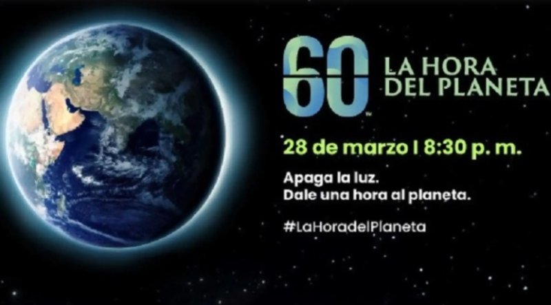Hora del Planeta 2026: impulsan participación ciudadana en jornada mundial por el ambiente