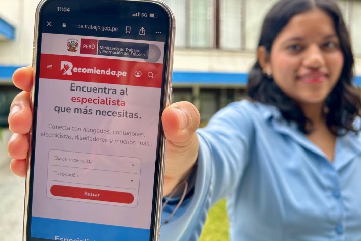 Plataforma Recomienda.pe del MTPE cuenta con más de 3 mil usuarios inscritos