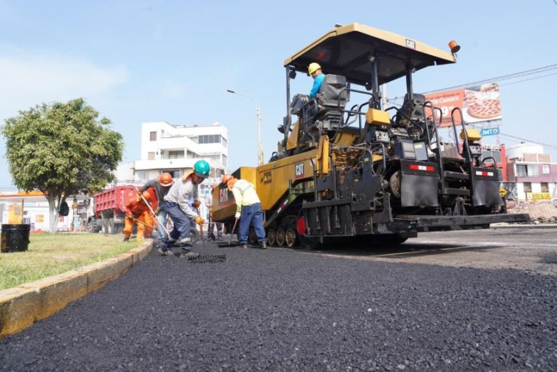 Trujillo: 70% de avance registra la obra que ejecuta la MPT en la av. Larco