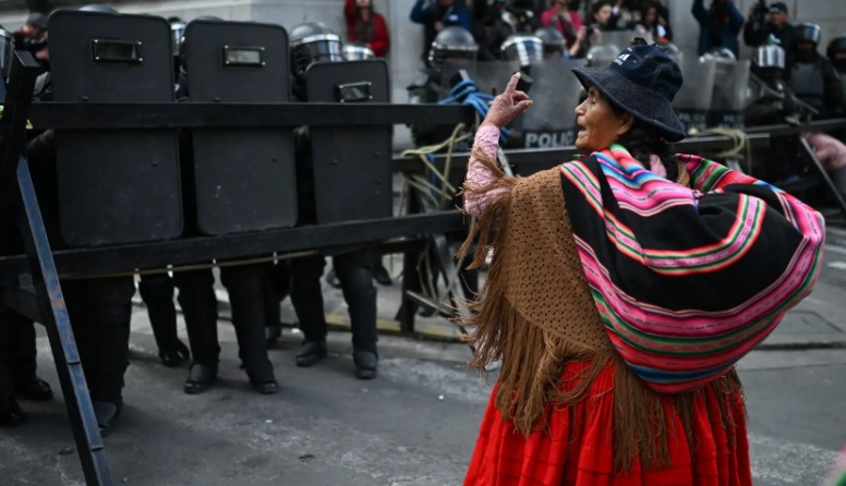 "Esto está llegando al límite", advierte presidente de Bolivia a manifestantes en La Paz