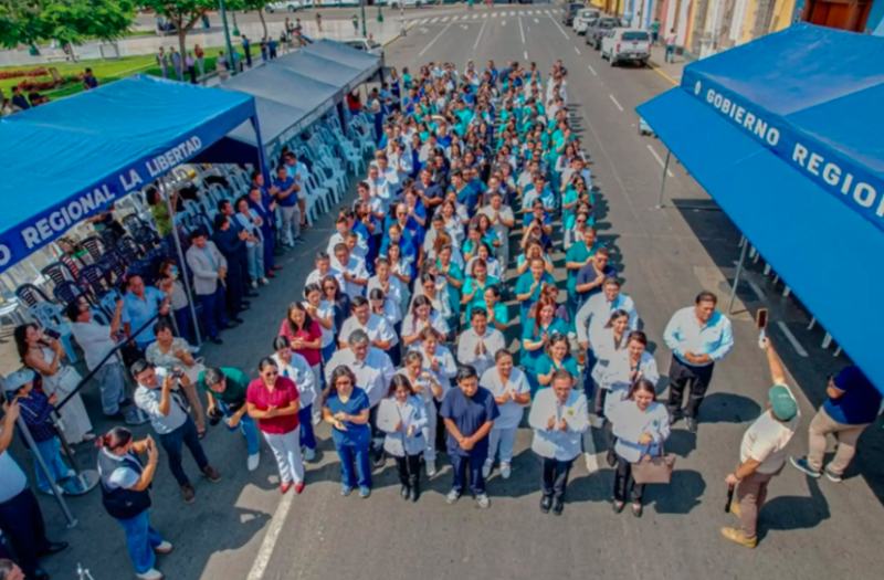 Gore La Libertad hará convocatoria para cubrir más de 2,000 plazas de salud para cerrar brechas de atención