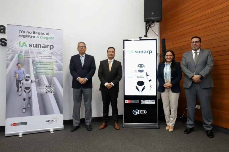 Más de 20 mil visitas y consultas recibieron los módulos de IA de la Sunarp