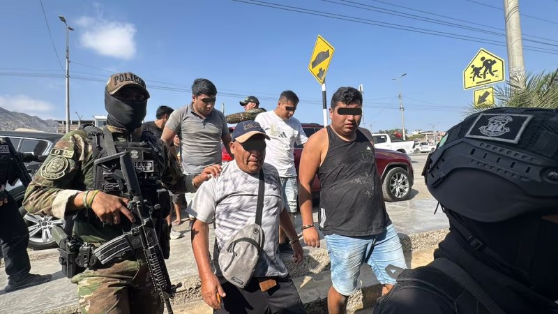 Prisión preventiva para nueve acusados de invadir terrenos en Trujillo