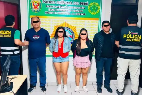 Policía Nacional rescata a siete mujeres víctima de presunta trata de personas en Trujillo